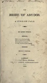Cover of The bride of Abydos