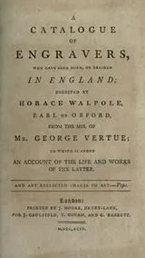 Cover of A catalogue of engravers, who have been  born, or resided in England