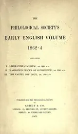 Cover of On early English pronunciation