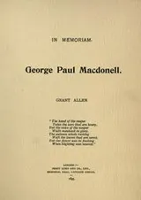 Cover of George Paul Macdonell, in memoriam