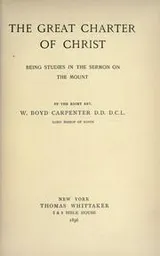 Cover of The great charter of Christ