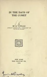 Cover of In the days of the comet