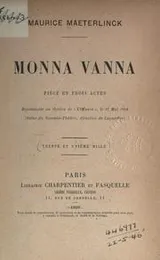 Cover of Monna Vanna