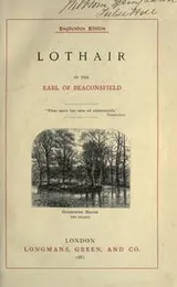 Cover of Novels and tales by the Earl of Beaconsfield