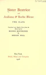 Cover of Sister Beatrice and Ardiane & Barbe Bleue