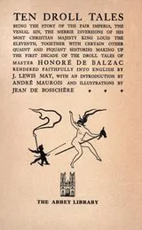 Cover of Ten droll tales
