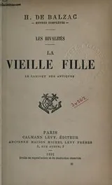 Cover of La vieille fille