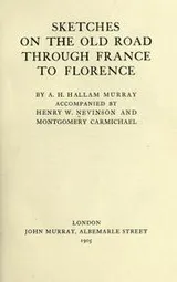 Cover of Sketches on the old road through France to Florence