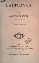 Cover of Balthasar