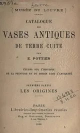 Cover of Catalogue des vases antiques de terre cuite