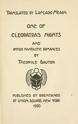 Cover of One of Cleopatra's nights