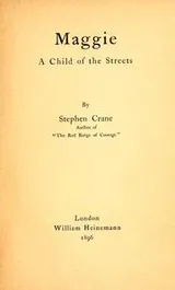 Cover of Maggie, a child of the streets