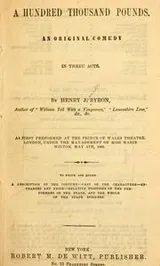 Cover of A Hundred Thousand Pounds