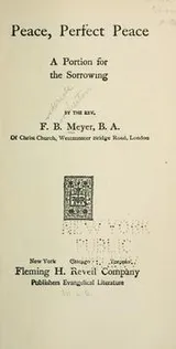 Cover of Peace, perfect peace