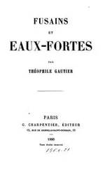 Cover of Fusains et eaux-fortes