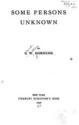 Cover of Some persons unknown