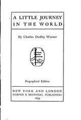Cover of A little journey in the world