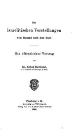 Cover of Die israelitischen Vorstellungen vom Zustand nach dem Tode
