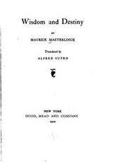 Cover of Wisdom and destiny