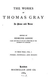 Cover of The works of Thomas Gray in prose and verse