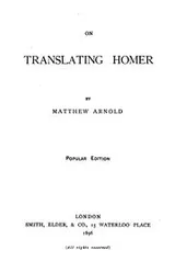 Cover of On translating Homer