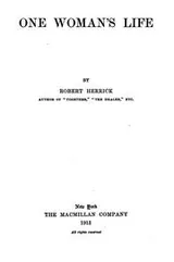 Cover of One woman's life