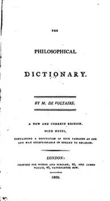 Cover of Dictionnaire philosophique