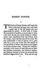 Cover of The poems of Ernest Dowson