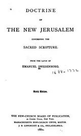 Cover of The doctrine of the New Jerusalem concerning the Sacred Scripture