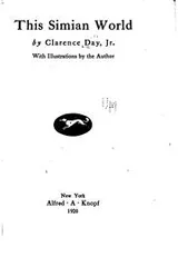 Cover of This simian world