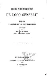 Cover of Quid Aristoteles de loco senserit