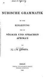 Cover of Nubische grammatik