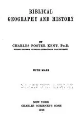 Cover of Biblical geography and history