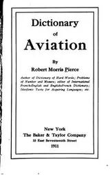 Cover of Dictionary of aviation