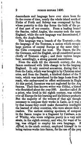 Cover of History of the English language and literature