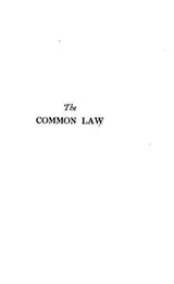 Cover of The Common Law