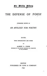 Cover of The defense of poesy, otherwise known as An apology for poetry