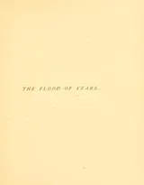 Cover of The flood of years