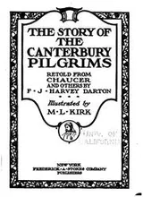 Cover of The story of the Canterbury pilgrims