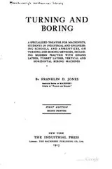 Cover of Turning and boring
