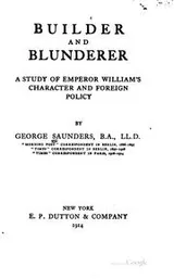 Cover of Builder and blunderer
