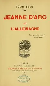 Cover of Jeanne d'Arc et l'Allemagne ..