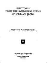 Cover of Selections from the symbolical poems of William Blake