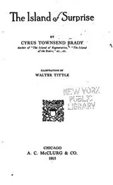 Cover of The island of surprise