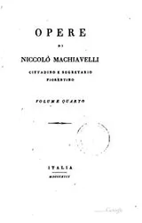 Cover of Opere di Niccolò Machiavelli, cittadino e segretario fiorentino