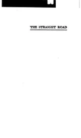 Cover of The straight road