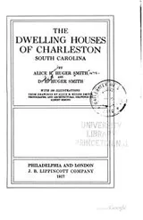 Cover of The dwelling houses of Charleston, South Carolina