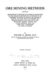 Cover of Ore mining methods