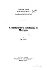 Cover of ... Contributions to the botany of Michigan