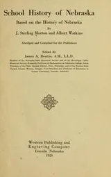 Cover of School history of Nebraska